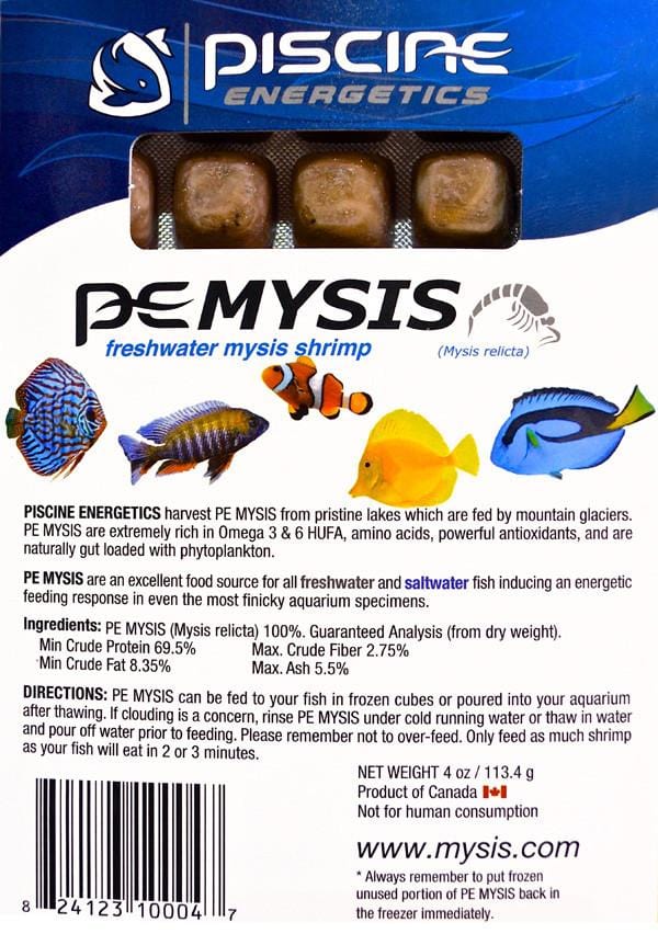 PEM:Frozen PE Mysis 4 oz / 113.4g
